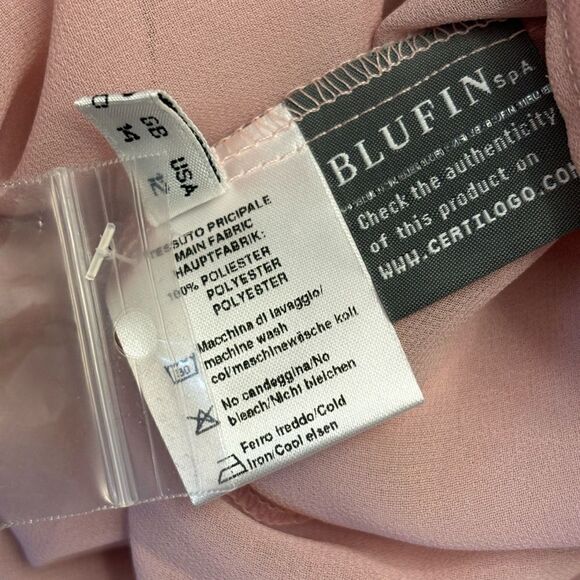 NWT Blugirl Folies Blush Pink Blouse - Picture 8 of 9